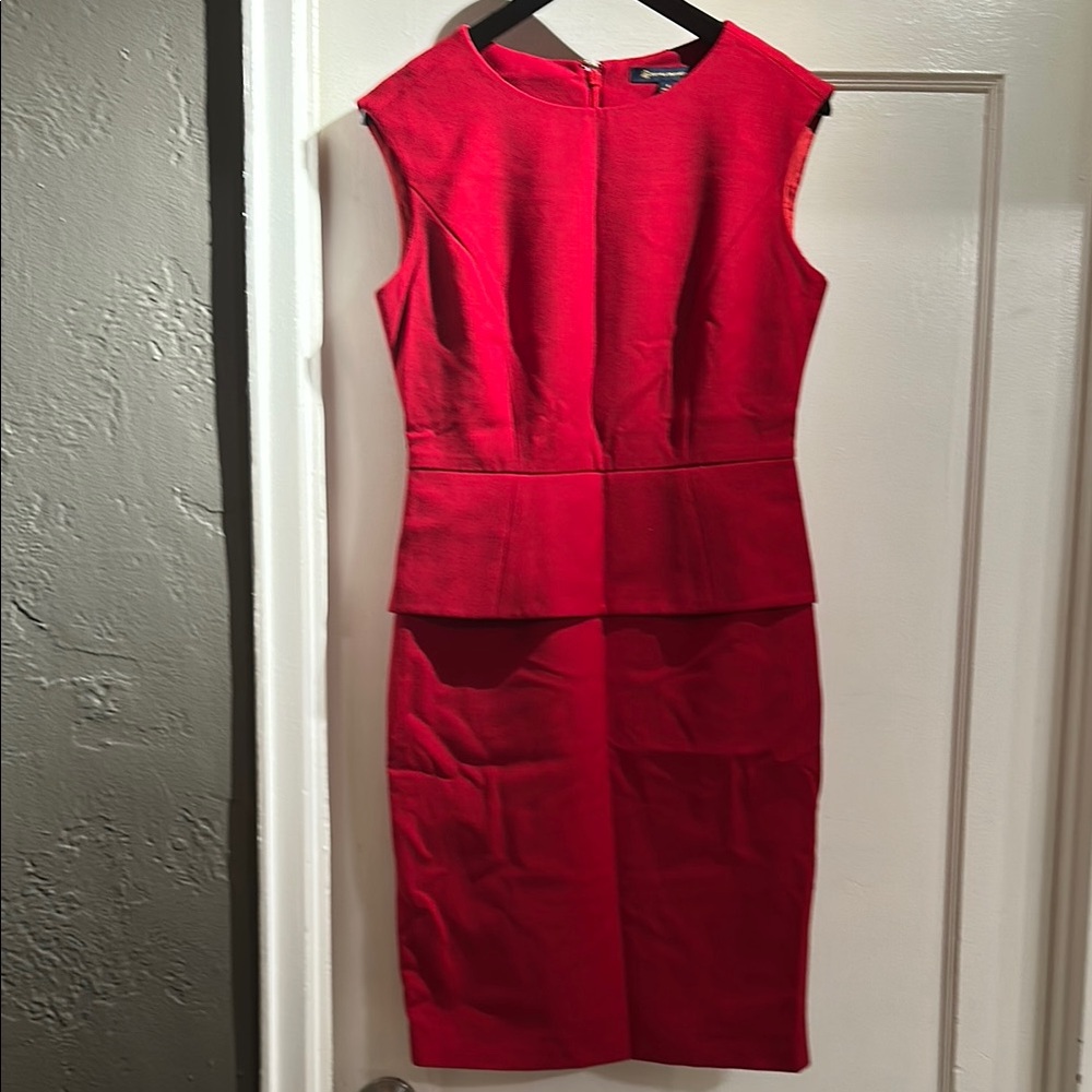 Brooks Brothers Red Midi Dress